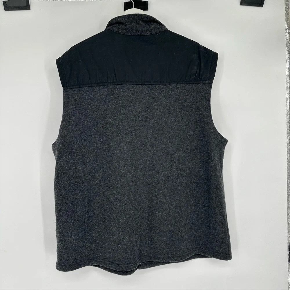 Toad & Co Dark Gray Wool Blend Vest Sz XXL Mens